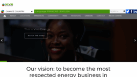 What Vivoenergy.com website looked like in 2019 (4 years ago)