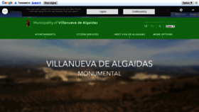 What Villanuevadealgaidas.es website looked like in 2019 (4 years ago)