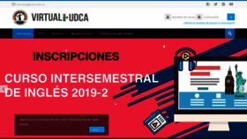 What Virtual.udca.edu.co website looked like in 2019 (4 years ago)