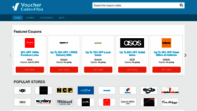 What Vouchercodes4you.com website looked like in 2019 (5 years ago)