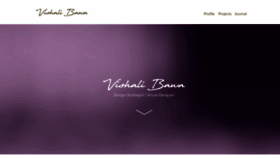 What Vishalibawa.com website looked like in 2019 (4 years ago)