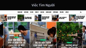 What Viectimnguoi.vn website looked like in 2019 (4 years ago)