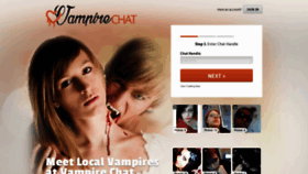 What Vampirechat.ca website looked like in 2019 (4 years ago)