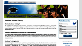 What Vocationaltrainingjob.com website looked like in 2019 (4 years ago)