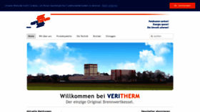 What Veritherm.com website looked like in 2019 (4 years ago)