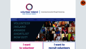 What Volunteeringireland.ie website looked like in 2019 (4 years ago)