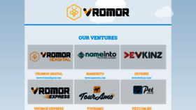 What Vromor.com website looked like in 2019 (4 years ago)