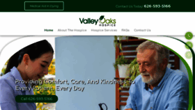 What Valleyoakshospice.com website looked like in 2019 (4 years ago)