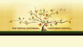 What Virtualhistorian.ca website looked like in 2019 (4 years ago)