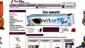 What Vetpluspatika.hu website looked like in 2019 (4 years ago)