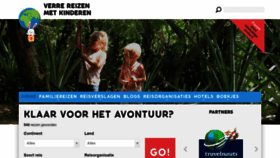 What Verrereizenmetkinderen.nl website looked like in 2019 (4 years ago)
