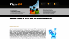 What Vigorseo.com website looked like in 2019 (4 years ago)