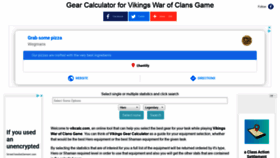 What Vikcalc.com website looked like in 2019 (4 years ago)