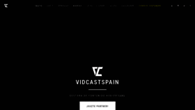 What Vidcastspain.com website looked like in 2019 (4 years ago)
