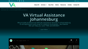 What V-a.co.za website looked like in 2019 (5 years ago)