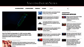 What Vaccineinjurynews.com website looked like in 2019 (5 years ago)