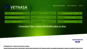 What Vetnasa.com.br website looked like in 2019 (4 years ago)