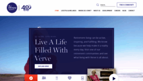 What Verveseniorliving.com website looked like in 2019 (4 years ago)