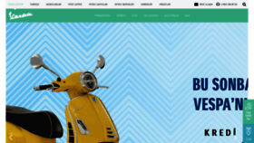What Vespa.com.tr website looked like in 2019 (4 years ago)