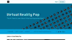 What Virtualrealitypop.com website looked like in 2019 (4 years ago)