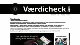 What Vaerdicheck.dk website looked like in 2019 (4 years ago)
