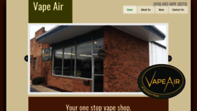 What Vapeair.com website looked like in 2019 (4 years ago)