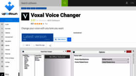 What Voxal-voice-changer.en.uptodown.com website looked like in 2019 (4 years ago)