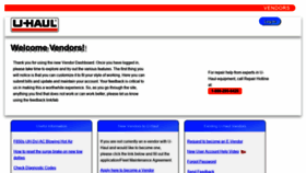What Vendor.uhaul.com website looked like in 2019 (4 years ago)