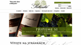 What Vino-sebesta.cz website looked like in 2019 (4 years ago)