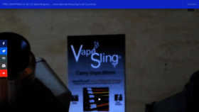 What Vapesling.com website looked like in 2019 (4 years ago)