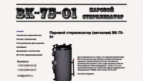 What Vk-75.ru website looked like in 2019 (4 years ago)