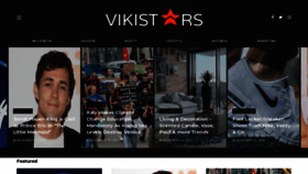 What Vikistars.com website looked like in 2019 (4 years ago)