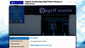 What Vetement-degrif-margon.fr website looked like in 2019 (4 years ago)