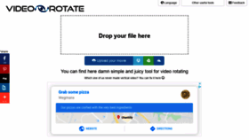 What Videorotate.com website looked like in 2019 (4 years ago)