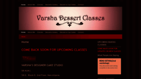 What Varsha-desserts-n-cakes-classes.com website looked like in 2019 (4 years ago)