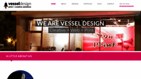 What Vesseldesign.net website looked like in 2019 (4 years ago)