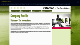 What Vitatron.com website looked like in 2019 (4 years ago)