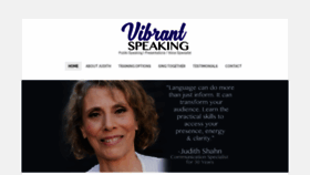 What Vibrantspeaking.com website looked like in 2019 (4 years ago)