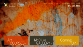 What Visualartscentre.ca website looked like in 2019 (4 years ago)