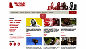 What Vallekilde.dk website looked like in 2019 (4 years ago)