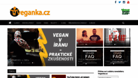 What Veganka.cz website looked like in 2019 (4 years ago)