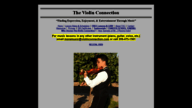 What Violinconnection.com website looked like in 2019 (4 years ago)