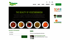 What Vegetarian-society.org website looked like in 2019 (4 years ago)