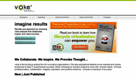 What Vokeinc.com website looked like in 2019 (4 years ago)