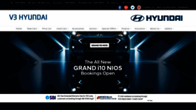 What V3hyundai.com website looked like in 2019 (4 years ago)