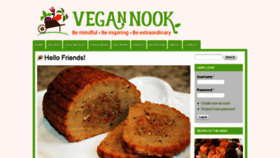 What Vegannook.com website looked like in 2019 (4 years ago)