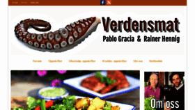 What Verdensmat.no website looked like in 2019 (6 years ago)