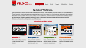 What Velo-cz.cz website looked like in 2019 (4 years ago)