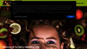 What Veryhealthy.life website looked like in 2019 (4 years ago)