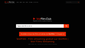 What Voirfilm.club website looked like in 2019 (4 years ago)